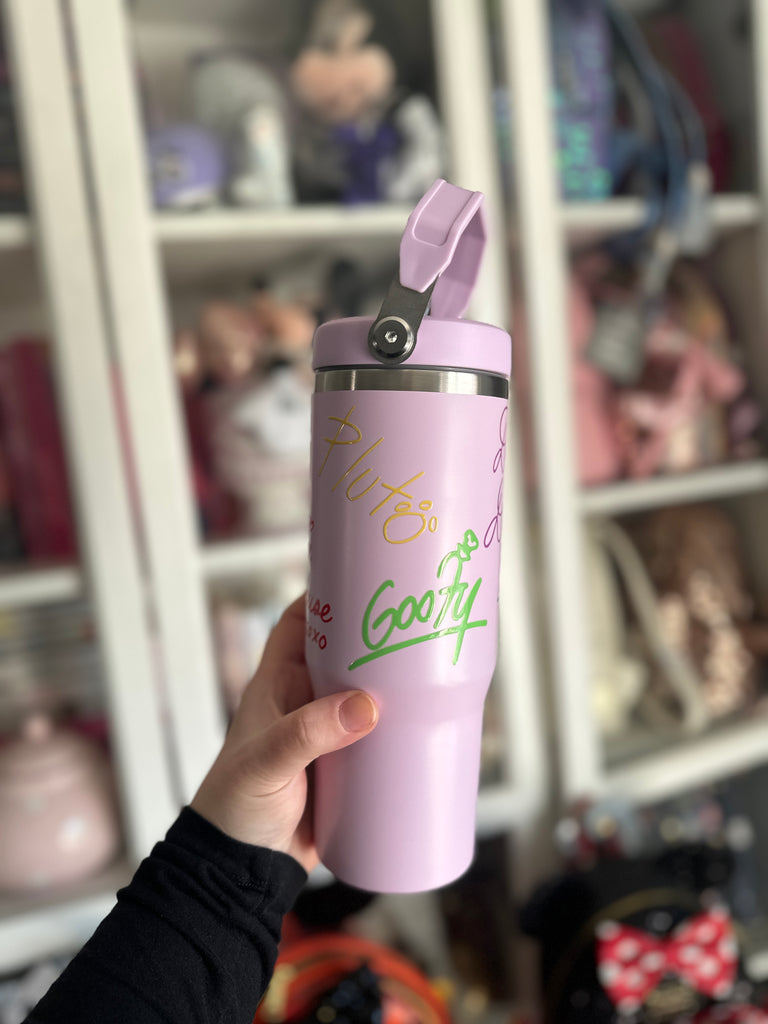 RTS Lilac 30 oz Tumbler w/ Autographs