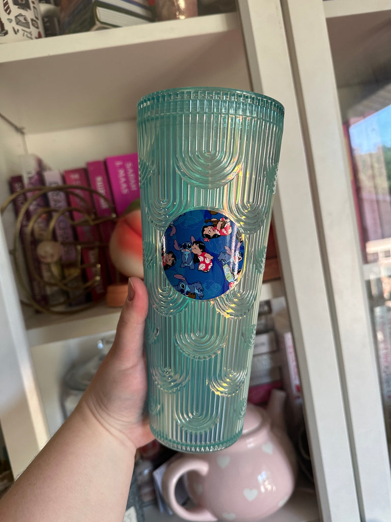 Ready to Ship Deco Tumbler Blue w/ 626 Characters