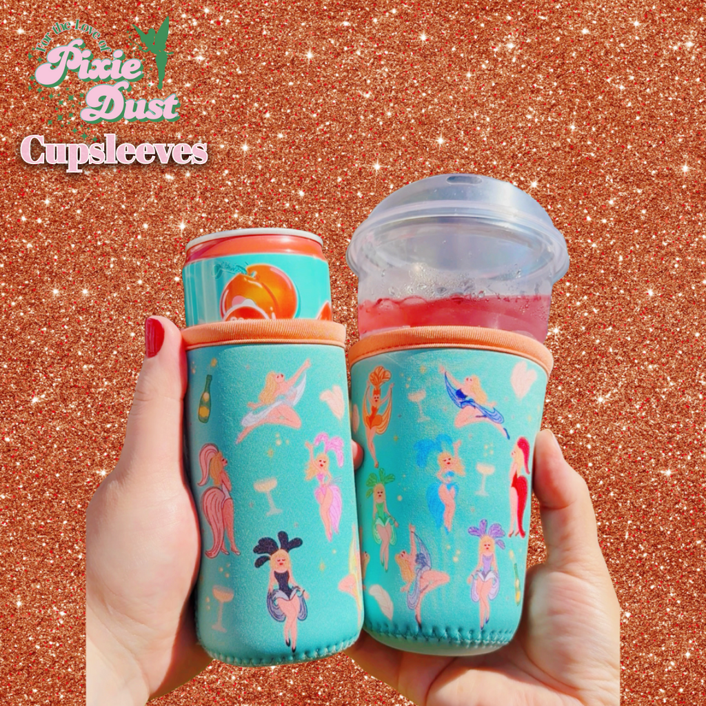 Showgirl Inspired Cup Sleeves/Cozies