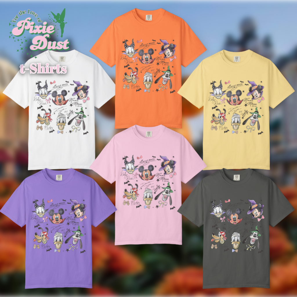 Halloween Sensational Six Autographs Inspired Unisex Garment-Dyed Comfort Color T-shirt