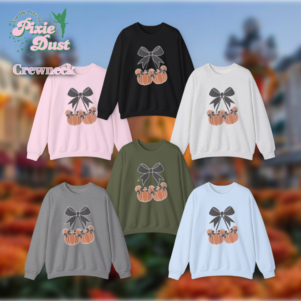 Pumpkin Cherry Inspired Unisex Heavy Blend Crewneck Sweatshirt