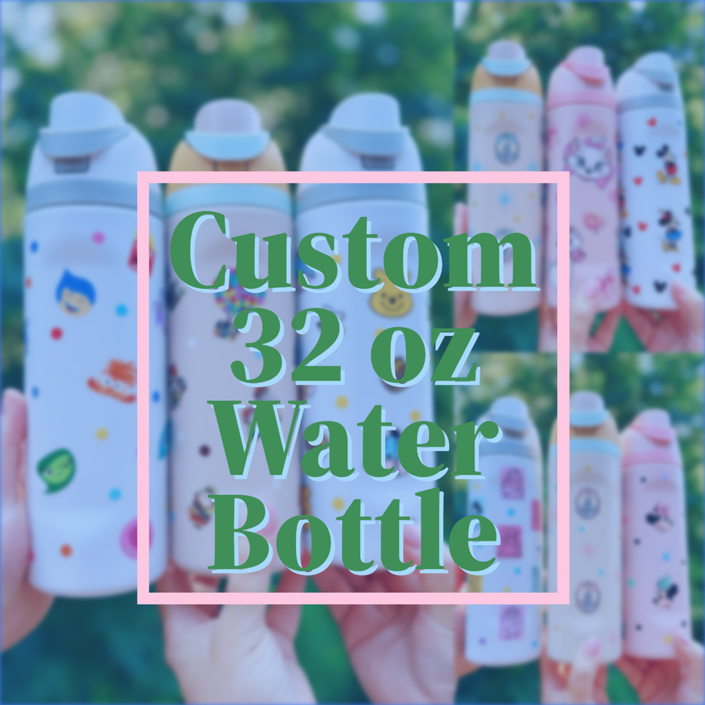 Custom Inspired 24 oz Sip Stainless Steel Water Bottle