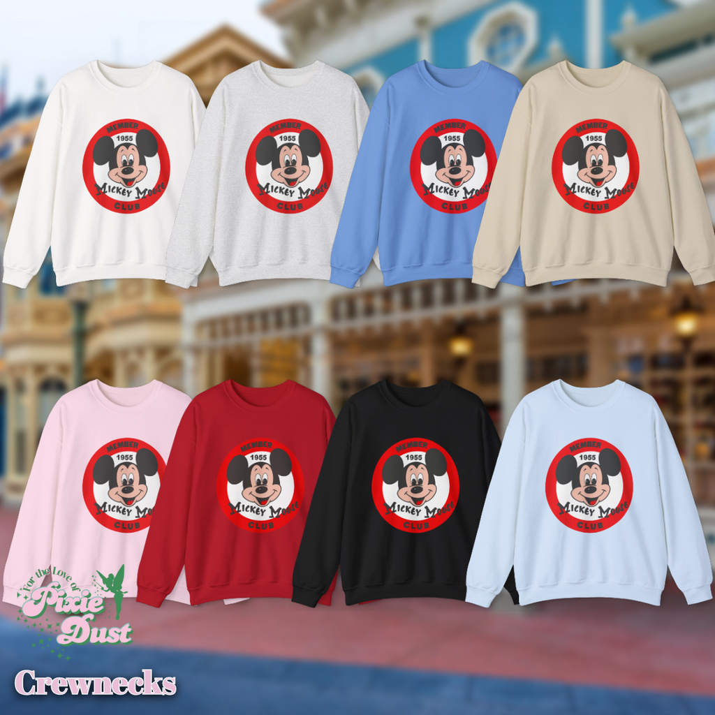 Mouse Club Inspired Unisex Heavy Blend Crewneck Sweatshirt