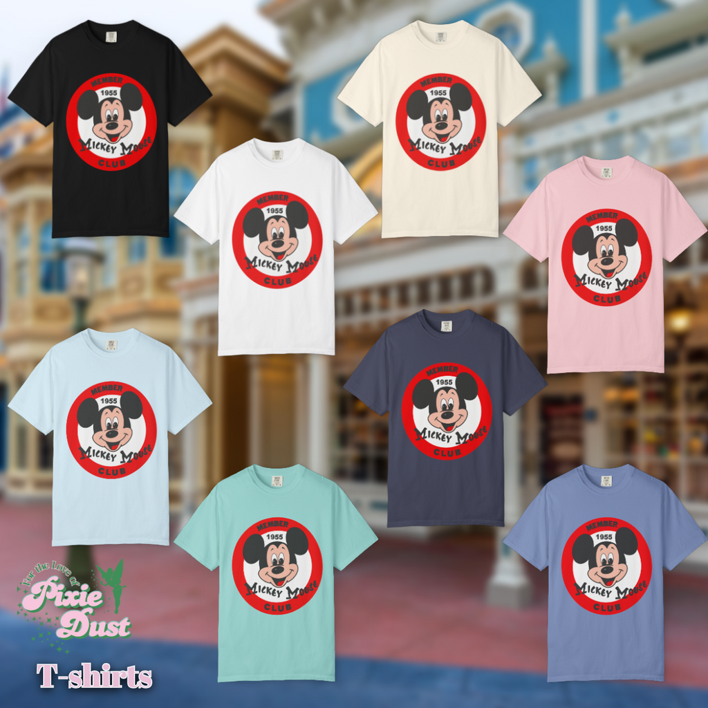 Mouse Club Inspired Unisex Garment-Dyed Comfort Color T-shirt