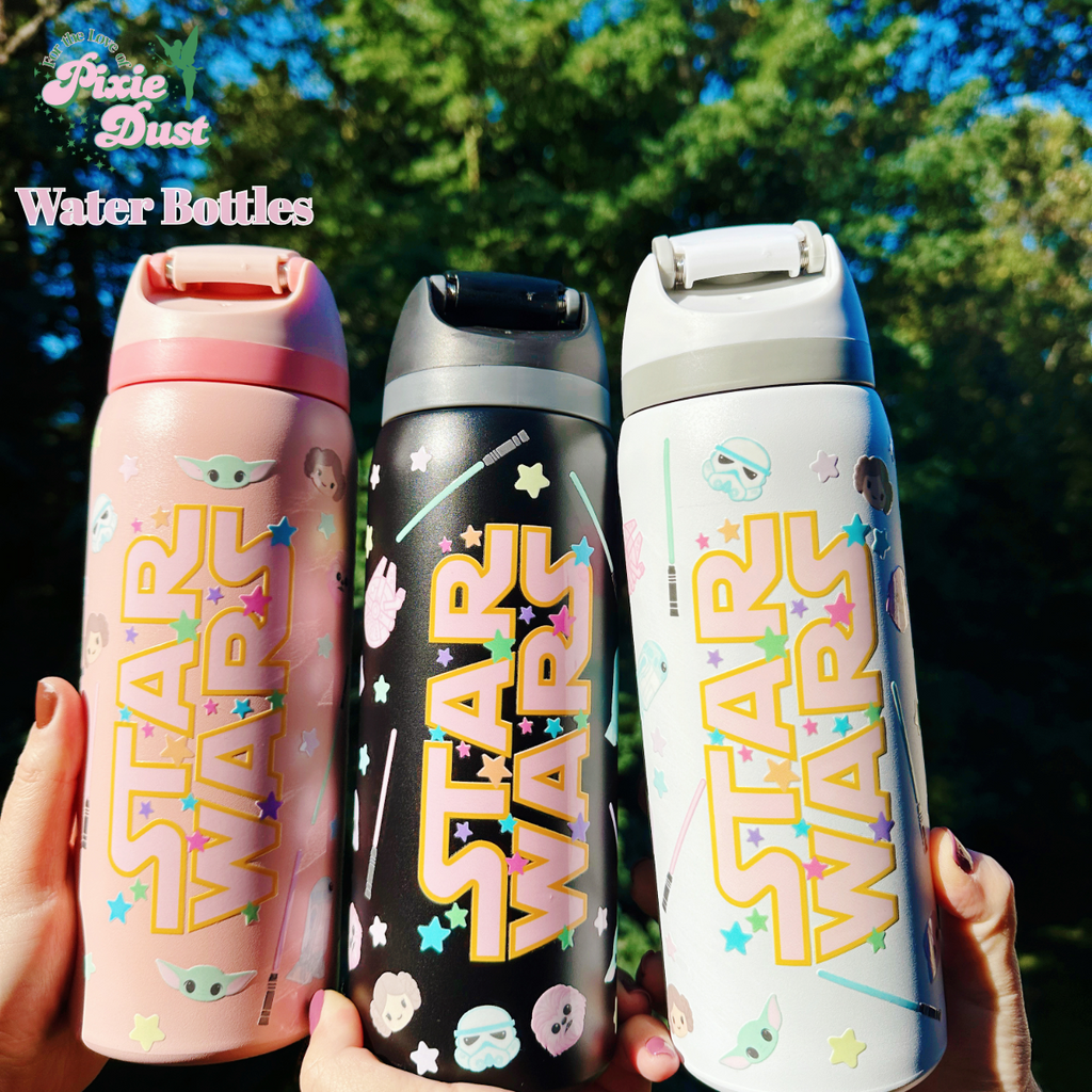 Star Movie Inspired 32 oz Sip Stainless Steel Water Bottle