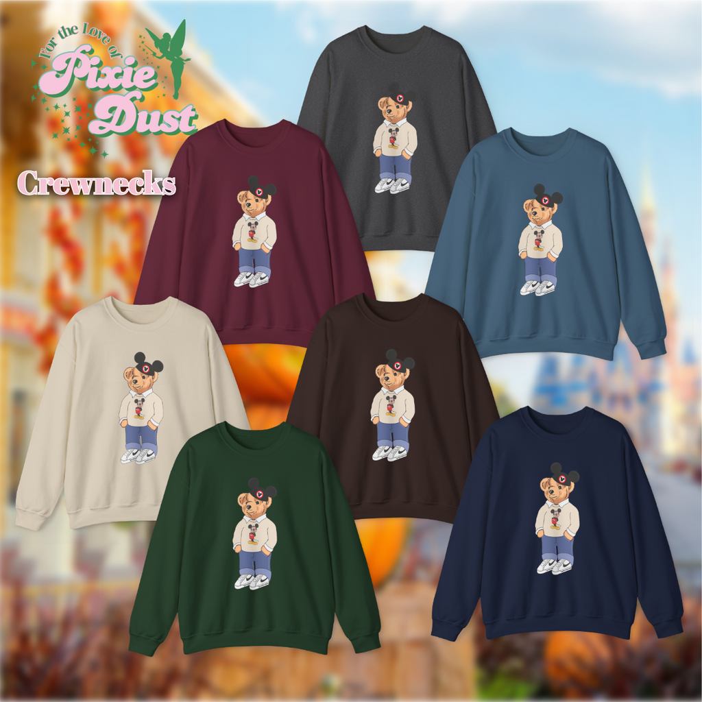 Autumn Dis Bear Unisex Heavy Blend Crewneck Sweatshirt