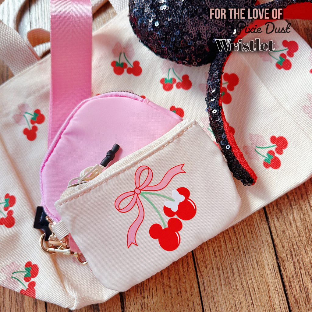 Mouse Cherries Inspired Dual Wristlets