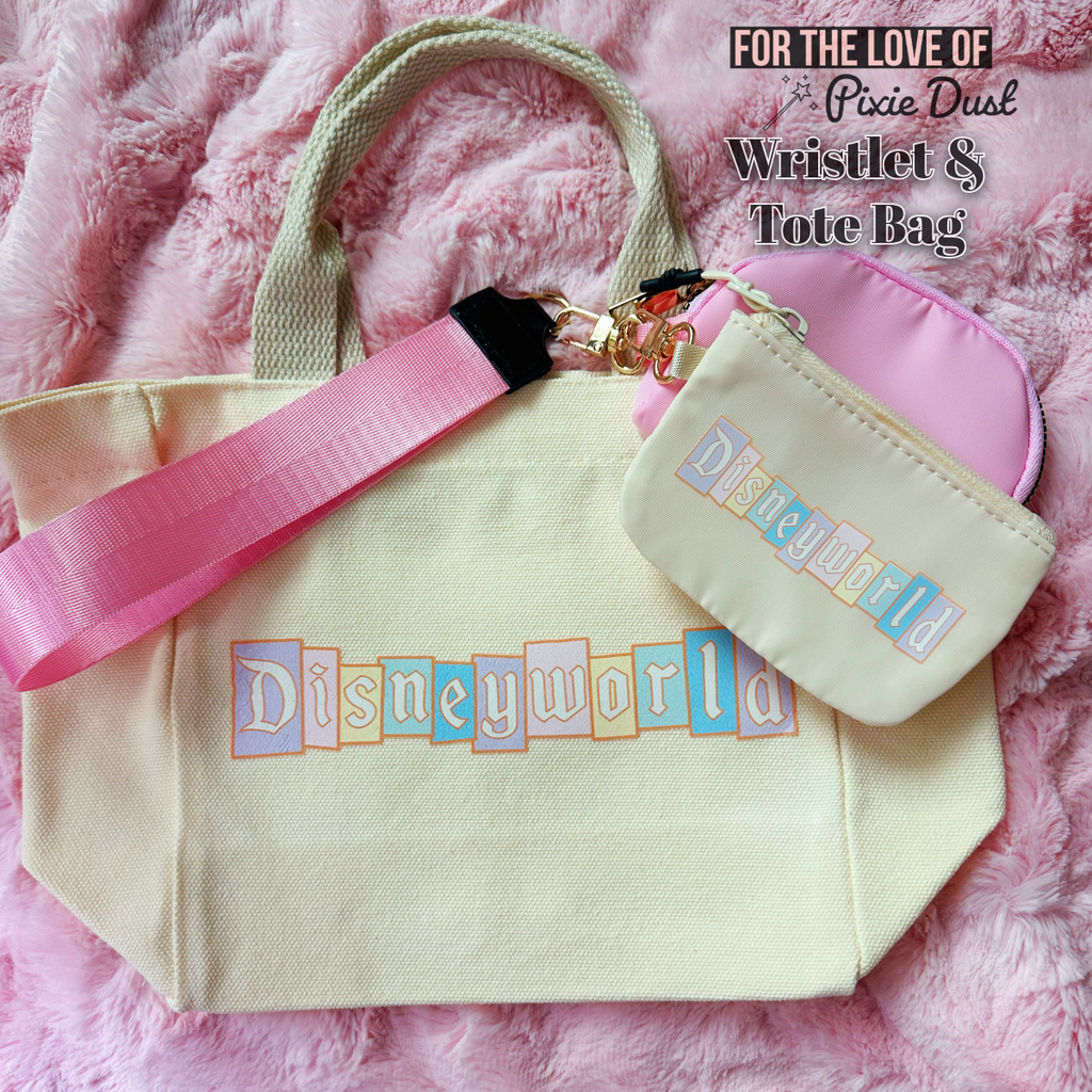DW Sign Inspired Dual Wristlet and Tote Bag