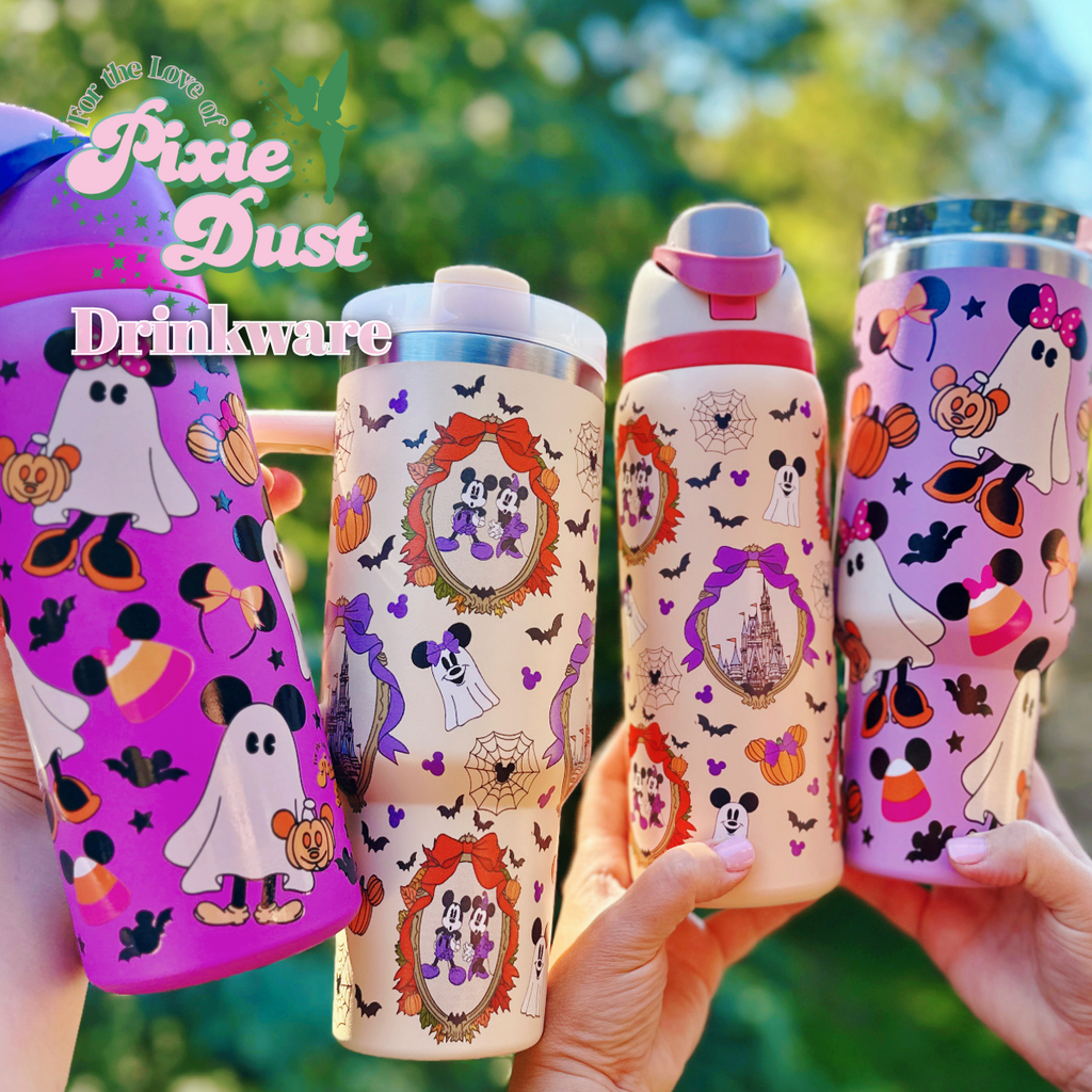 Ready to Ship: Halloween Inspired 32 oz Water Bottle and 40 oz Tumbler