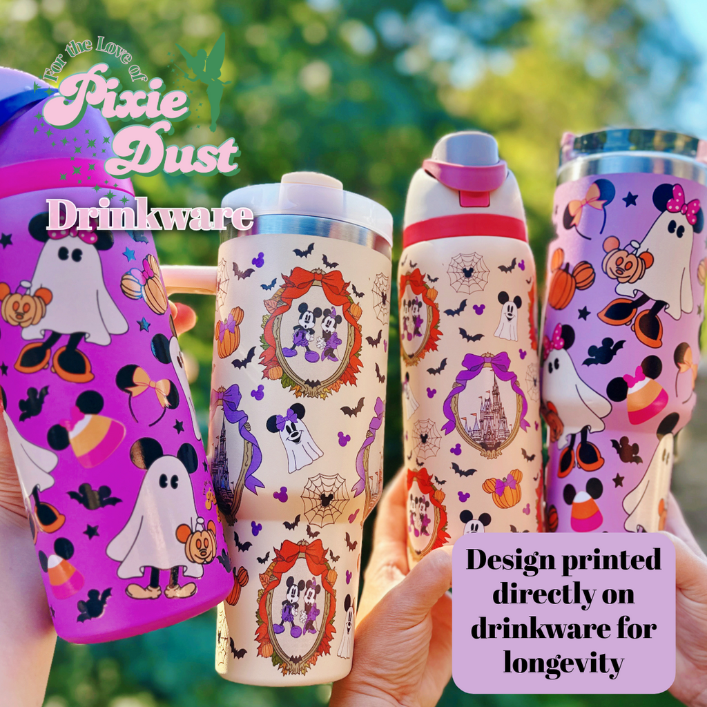 Ready to Ship: Halloween Inspired 32 oz Water Bottle and 40 oz Tumbler
