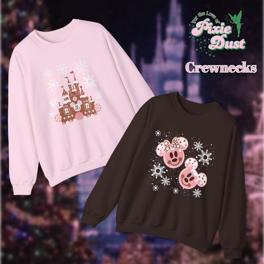 Pink Gingerbread Inspired Unisex Heavy Blend Crewneck Sweatshirt