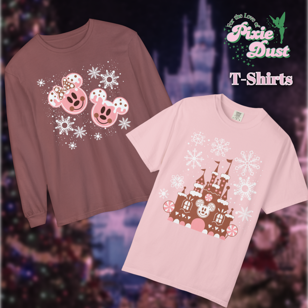 Pink Gingerbread Inspired Unisex Garment-Dyed Comfort Color T-shirt