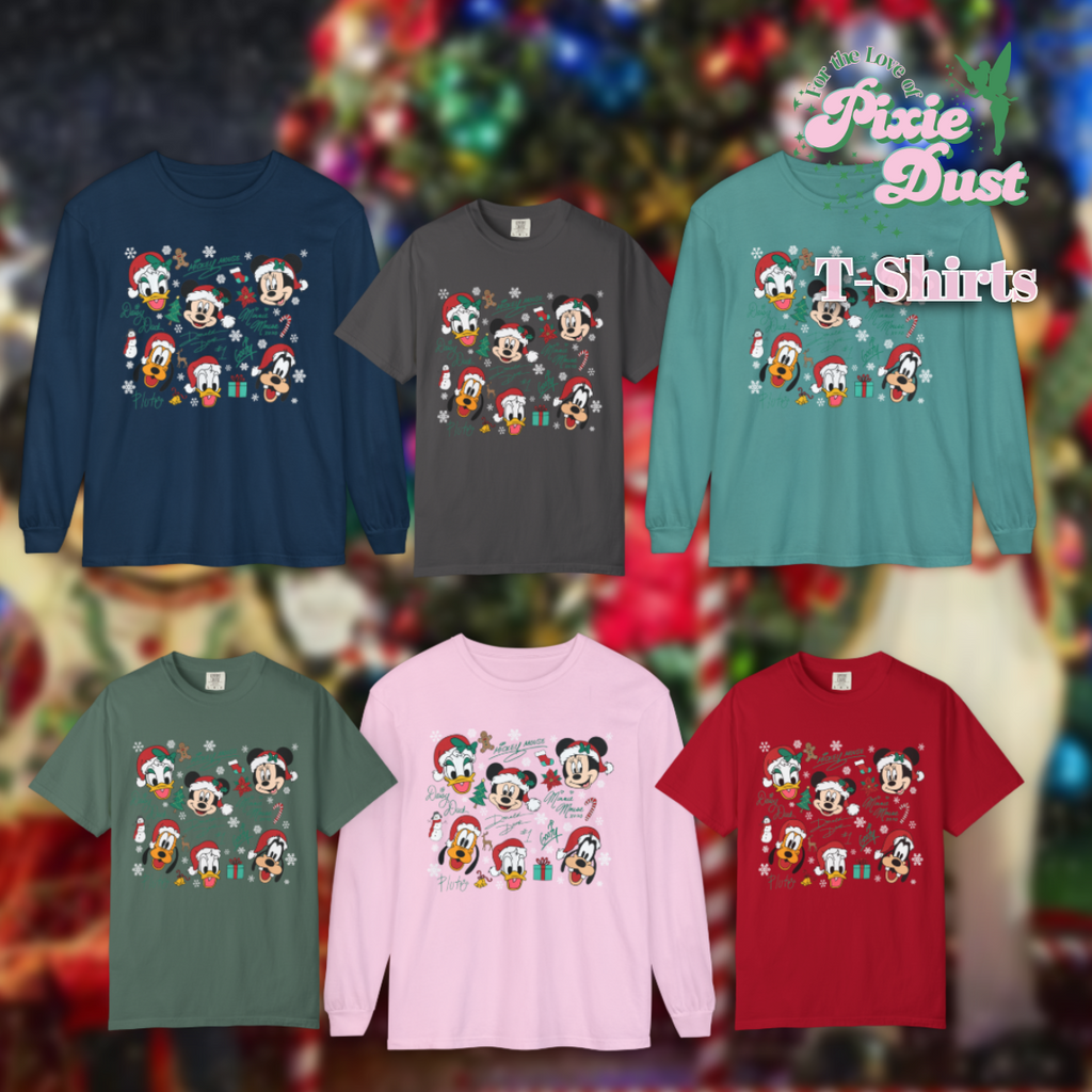 Christmas Sensational Six Autographs Inspired Unisex Garment-Dyed Comfort Color T-shirt
