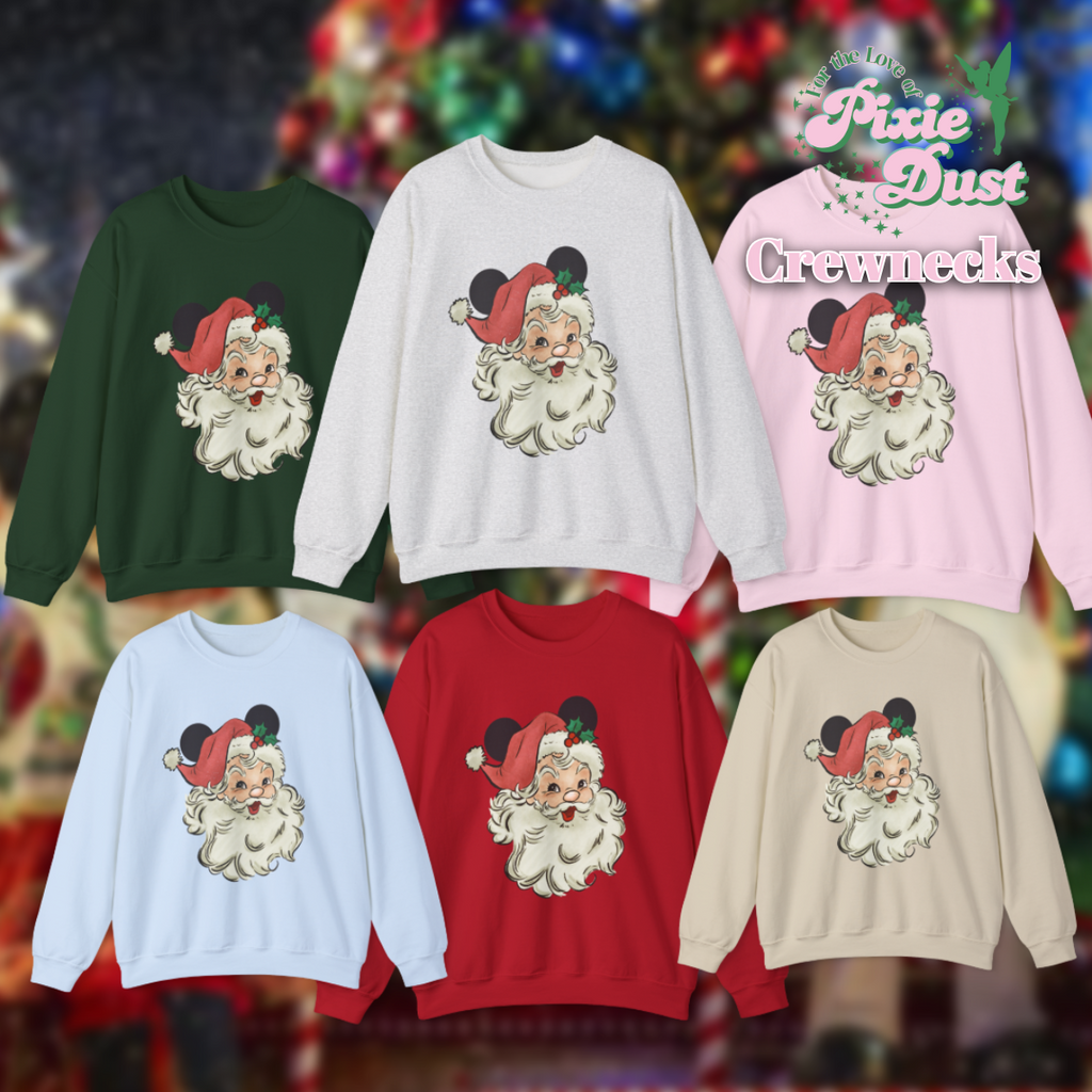 Santa Inspired Unisex Heavy Blend Crewneck Sweatshirt