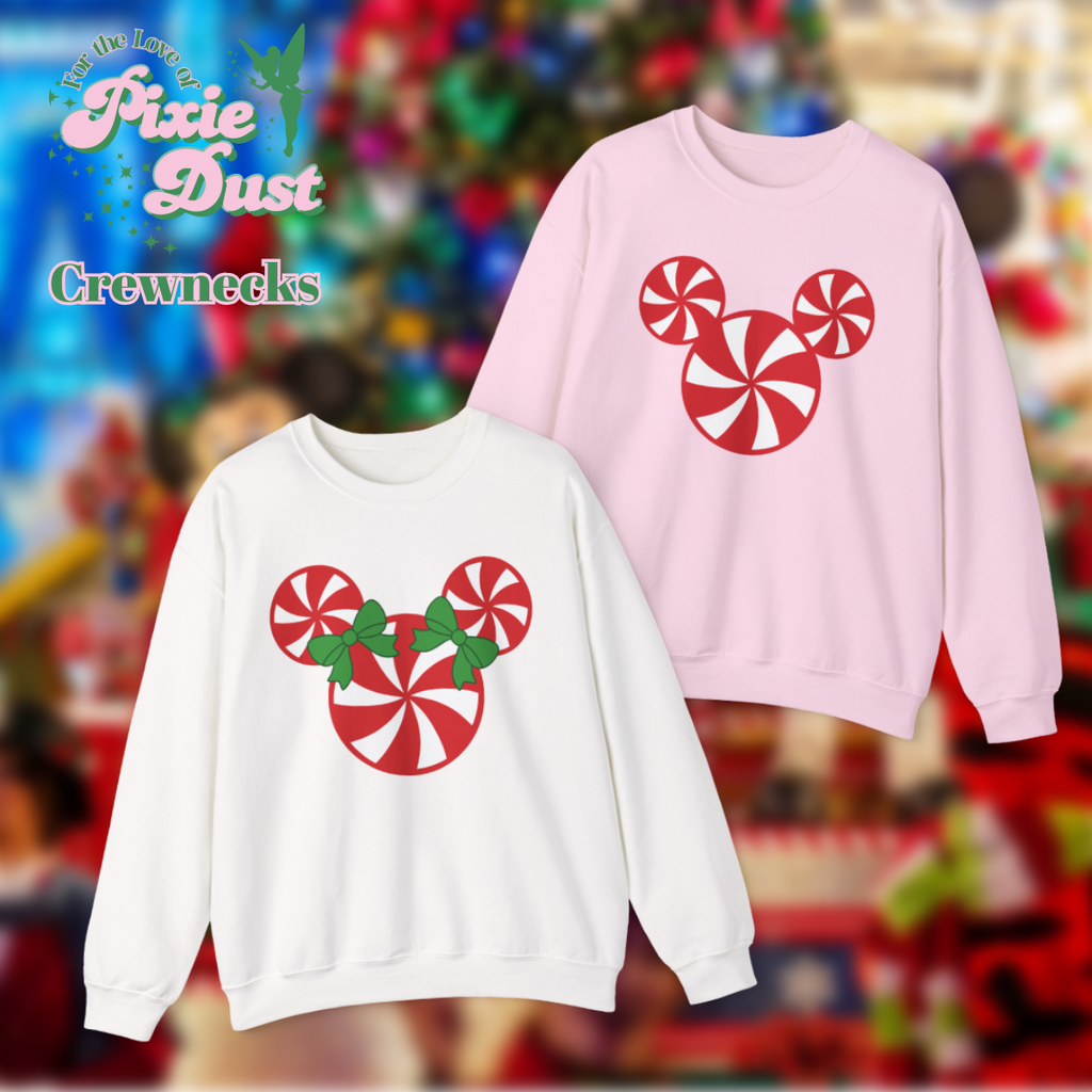 Peppermint Inspired Unisex Heavy Blend Crewneck Sweatshirt