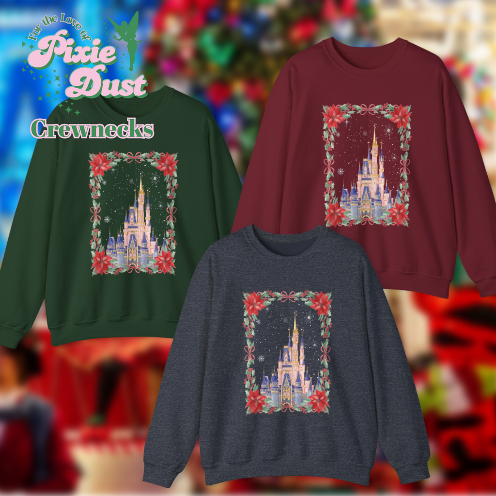 Christmas Castle Inspired Unisex Heavy Blend Crewneck Sweatshirt