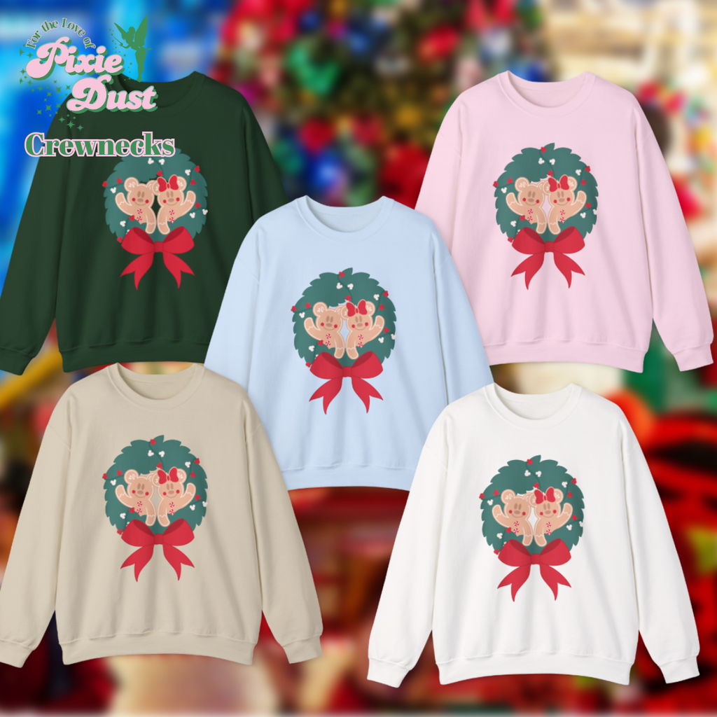 The Merriest Gingerbread Inspired Unisex Heavy Blend Crewneck Sweatshirt