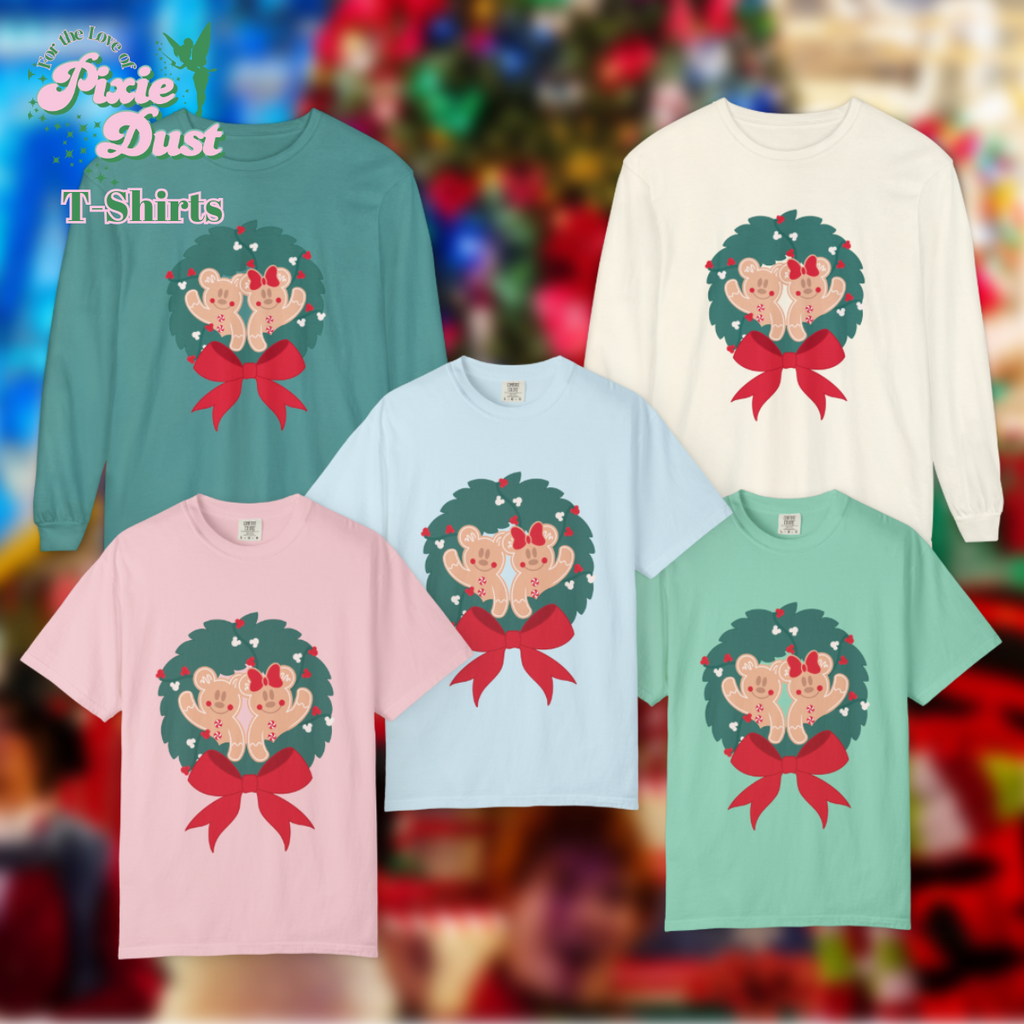 The Merriest Gingerbread Inspired Unisex Garment-Dyed Comfort Color T-shirt
