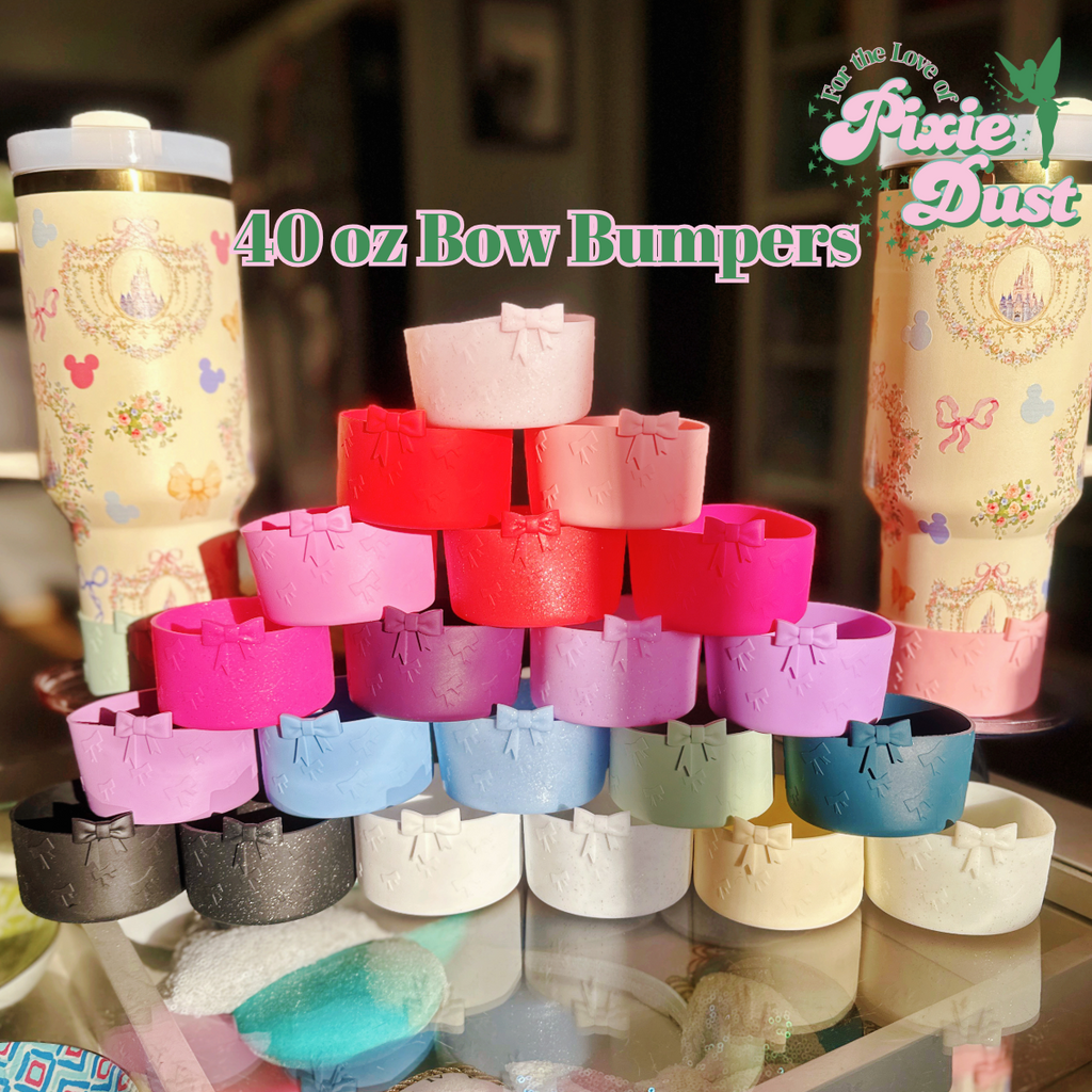 Bow Silicone Tumbler Bumper