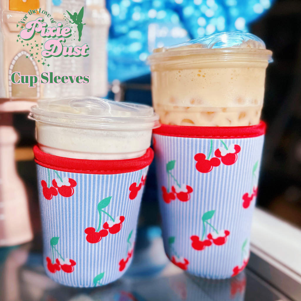Ready to Ship Cherry Cup Sleeves/Cozies