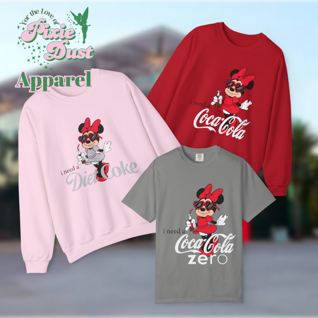 I Need A Cola Soda T-Shirt and Crewneck- Regular, Diet, Zero