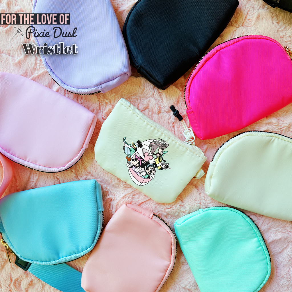 Monorail Inspired Dual Wristlets