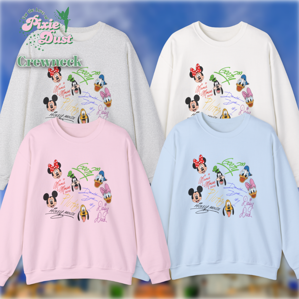 Sensational Six Autographs Inspired Unisex Heavy Blend Crewneck Sweatshirt