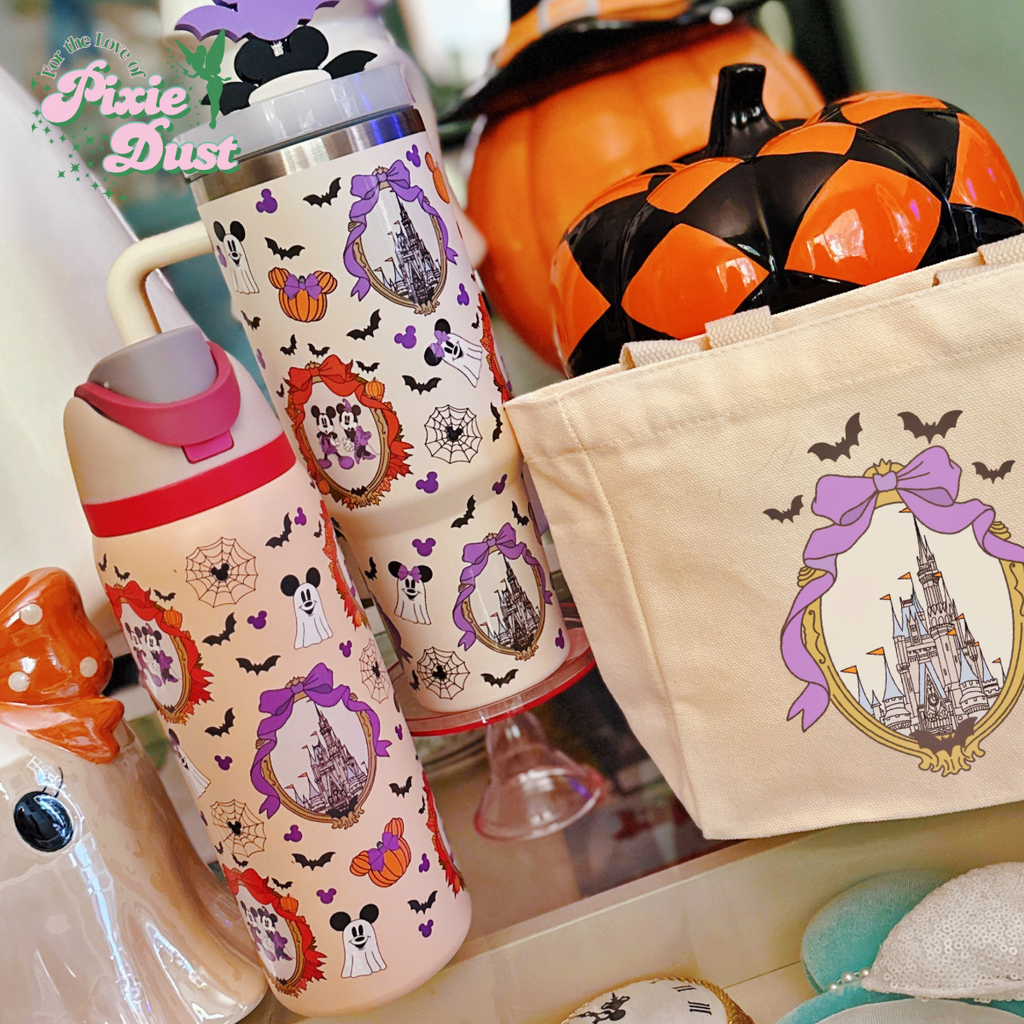 Spooky Times on Main Street Inspired 32 oz Water Bottle, 40 oz Tumbler or Bundle