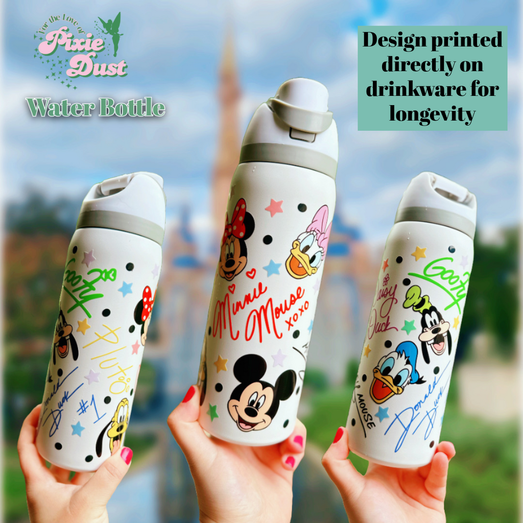 Ready to Ship Sensational Six Autographs White Inspired 32 oz Sip Stainless Steel Water Bottle