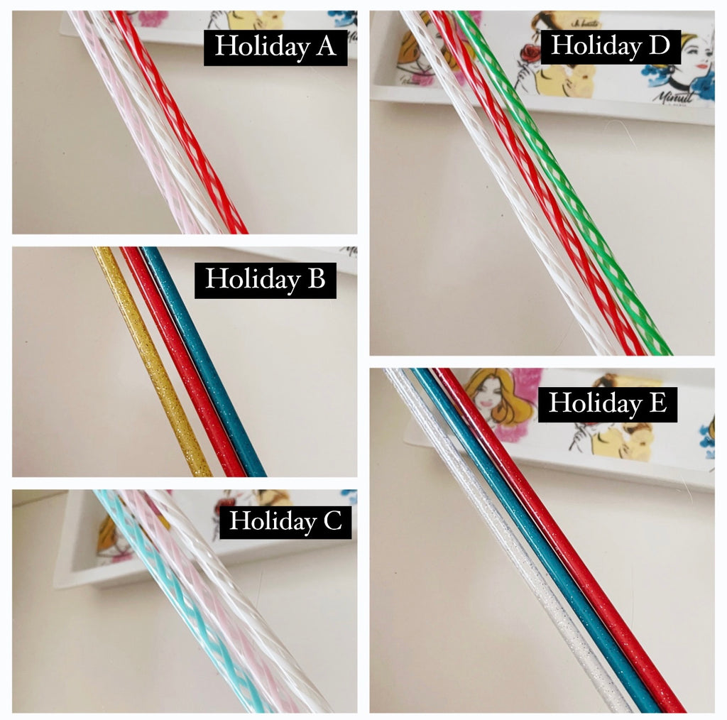 Holiday Straw Sets