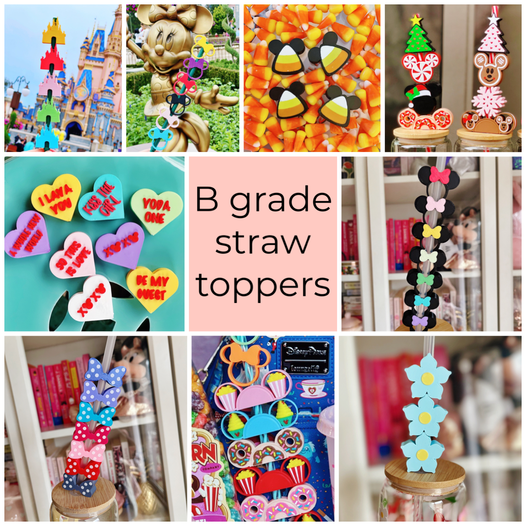 Beautiful Straw Toppers for All Straw Sizes –