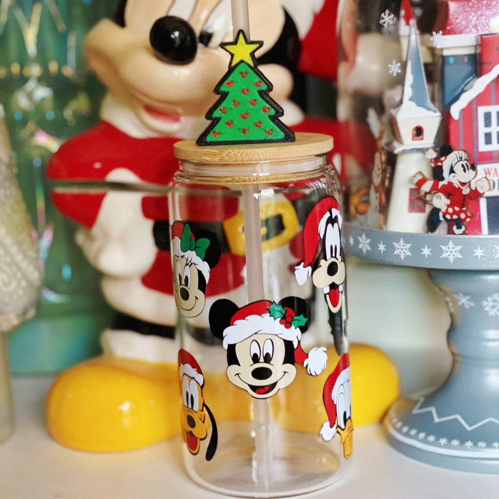 Holiday Mouse and Friends Inspired Reusable Drinkware