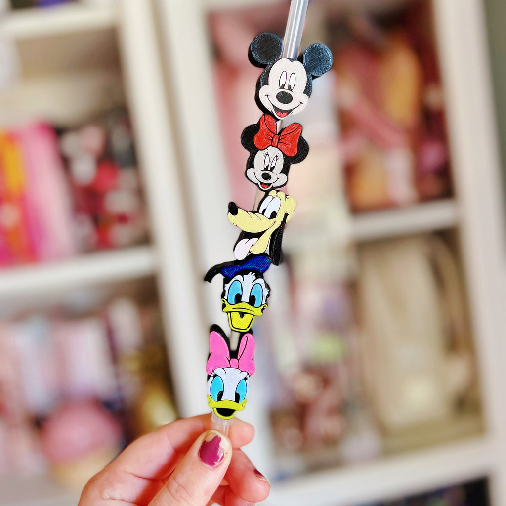 Classic Minnie Inspired Straw Topper | Disney inspired straw topper | straw  buddy | Disney world | Disneyland