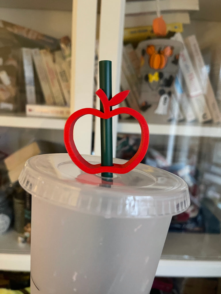 Apple Straw Topper